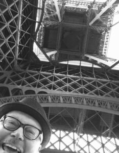Bill LaBounty at the Eiffel Tower